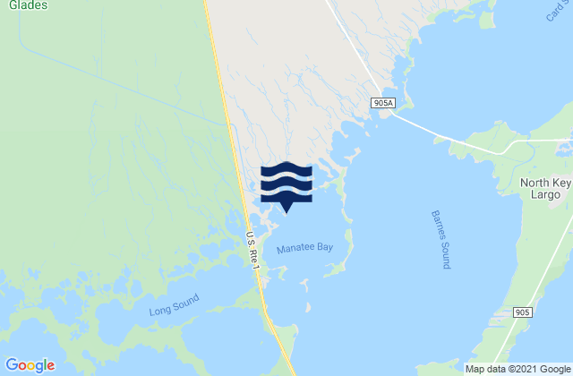 Mapa da tábua de marés em Flat Point, United States