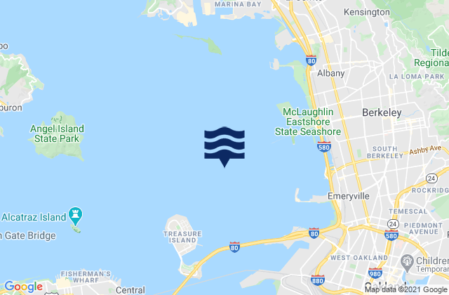 Mapa da tábua de marés em Fleming Point 1.7 mi SW, United States