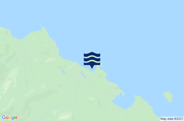 Mapa da tábua de marés em Flynn Cove, United States