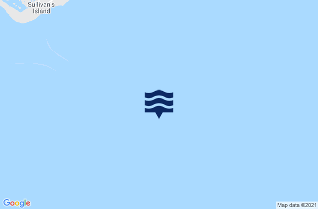 Mapa da tábua de marés em Fort Sumter Range Buoy 4, United States