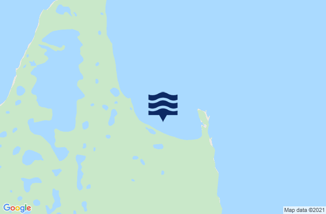 Mapa da tábua de marés em Francois Peron National Park, Australia