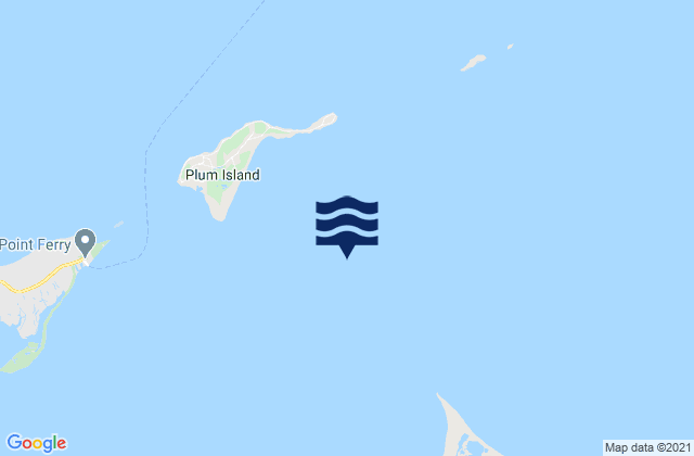Mapa da tábua de marés em Gardiners Point & Plum Island, United States