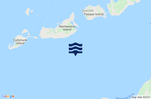 Mapa da tábua de marés em Gay Head 3 miles north of, United States