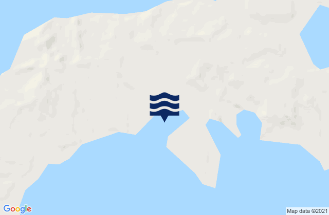 Mapa da tábua de marés em Gertrude Cove Kiska Island, United States