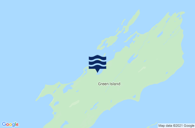Mapa da tábua de marés em Gibbon Anchorage (Green Island), United States