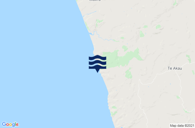 Mapa da tábua de marés em Gibson Beach, New Zealand