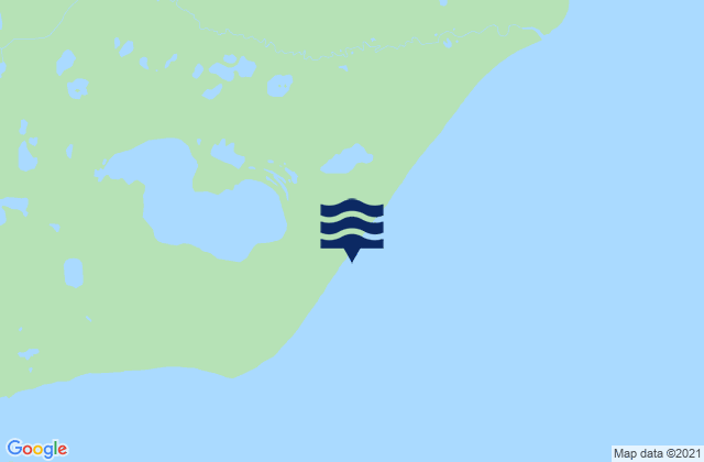 Mapa da tábua de marés em Goodhope Bay, United States