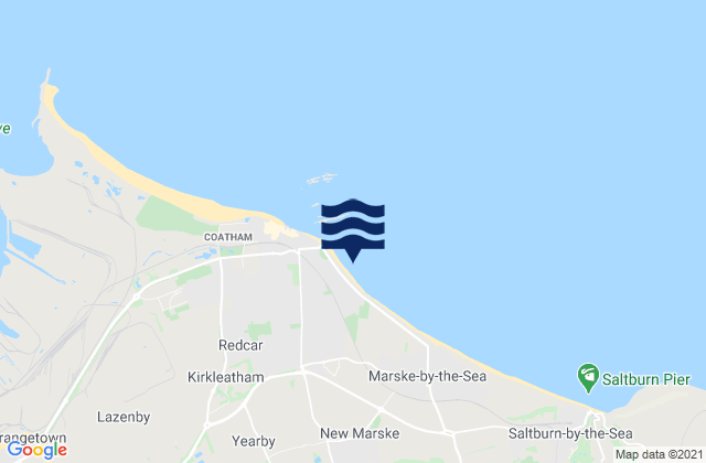 Mapa da tábua de marés em Granville Beach, United Kingdom