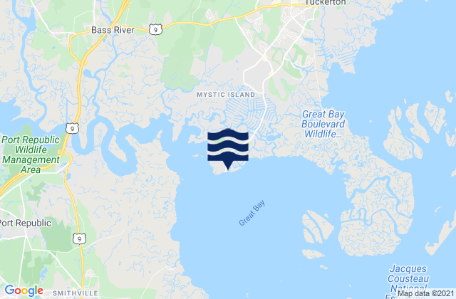 Mapa da tábua de marés em Graveling Point, United States