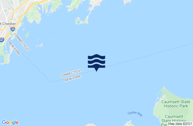 Mapa da tábua de marés em Greenwich Point 2.5 miles south of, United States