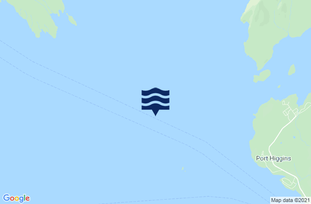 Mapa da tábua de marés em Guard Islands, United States