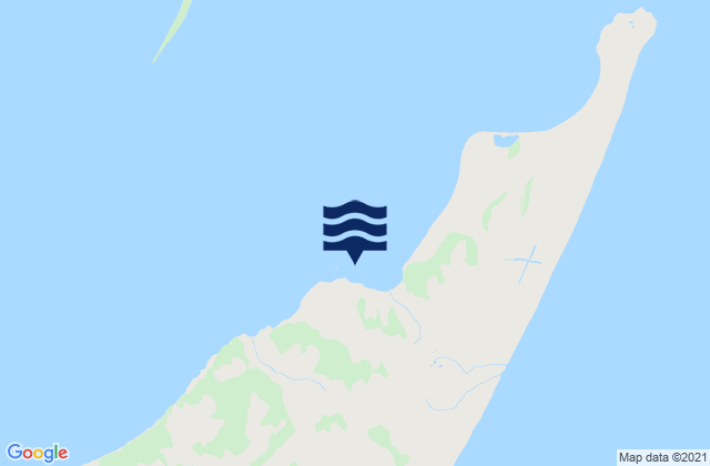 Mapa da tábua de marés em Hagemeister Island (north end), United States