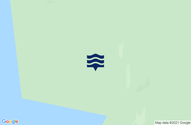 Mapa da tábua de marés em Half Moon Bay, Canada