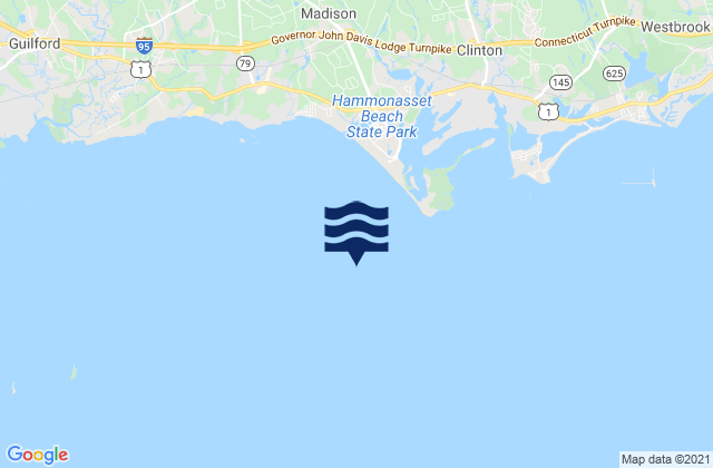 Mapa da tábua de marés em Hammonasset Point 1.2 miles SW of, United States