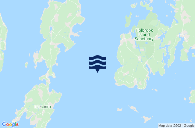 Mapa da tábua de marés em Head of the Cape 0.8 nmi. W of Penobscot Bay, United States