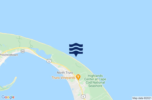 Mapa da tábua de marés em Head of the Meadow Beach, United States
