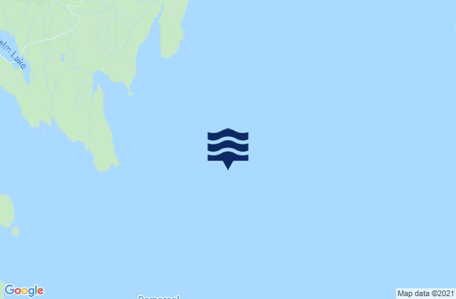 Mapa da tábua de marés em Helm Point, United States