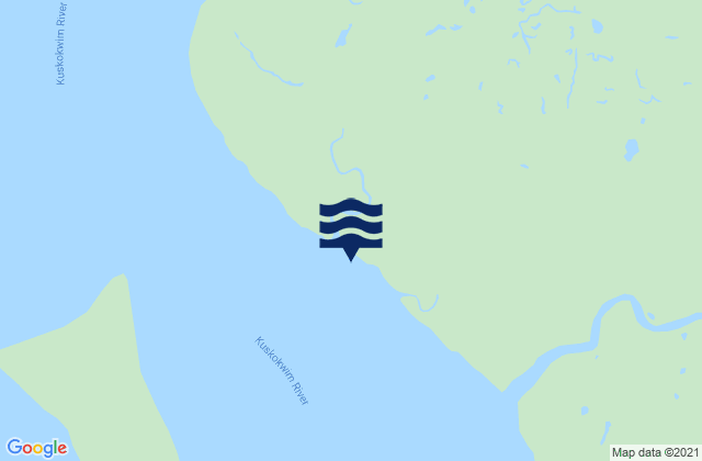 Mapa da tábua de marés em Helmick Point southeast of, United States