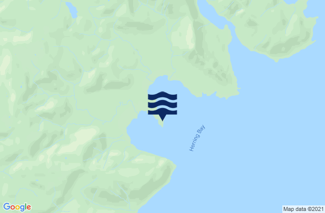 Mapa da tábua de marés em Herring Bay, United States