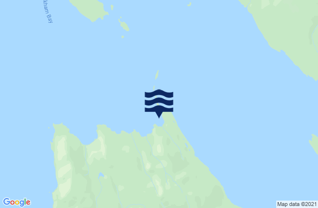 Mapa da tábua de marés em Holkham Bay (Wood Spit), United States