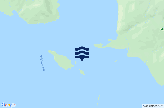 Mapa da tábua de marés em Holkham Bay Tracy Arm Entrance, United States