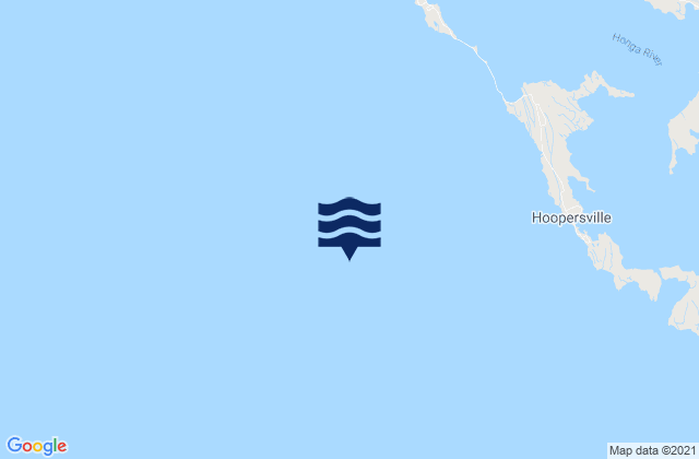 Mapa da tábua de marés em Hooper Island Light, United States