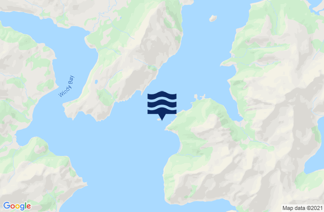 Mapa da tábua de marés em Hump Island (Kuiukta Bay), United States