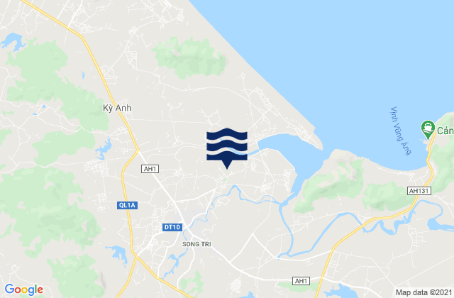 Mapa da tábua de marés em Huyện Kỳ Anh, Vietnam