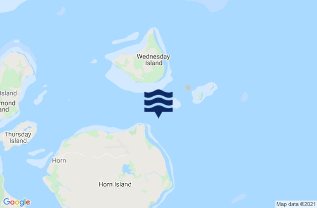 Mapa da tábua de marés em Ince Point, Australia