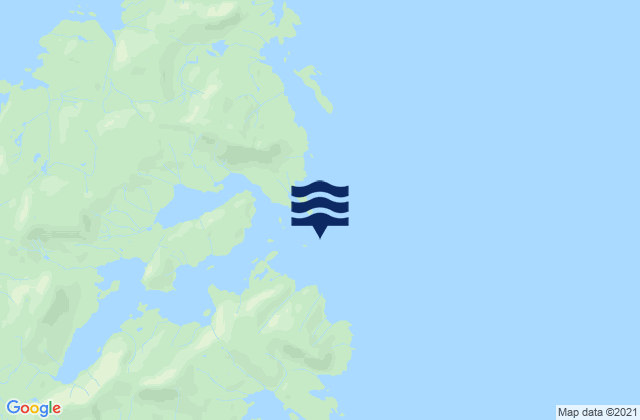 Mapa da tábua de marés em Ingraham Bay, United States