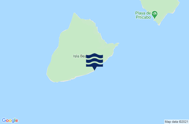 Mapa da tábua de marés em Isla Beata, Dominican Republic