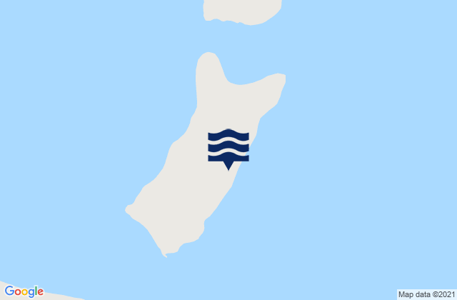 Mapa da tábua de marés em Isla Gama, Argentina