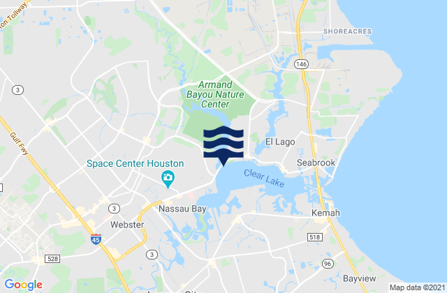 Mapa da tábua de marés em Jack Bay, United States