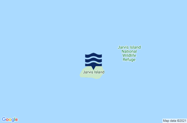 Mapa da tábua de marés em Jarvis Island, United States Minor Outlying Islands