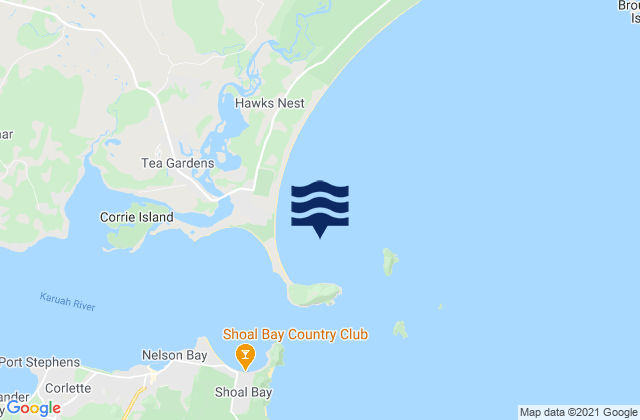 Mapa da tábua de marés em Jimmys Beach, Australia