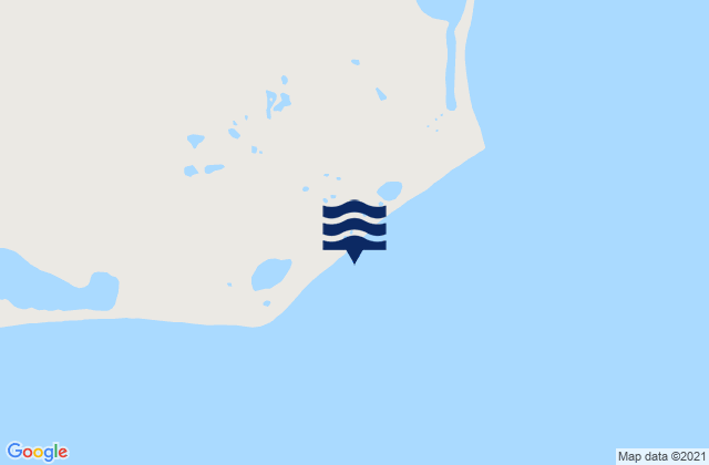 Mapa da tábua de marés em Johnson Point, United States