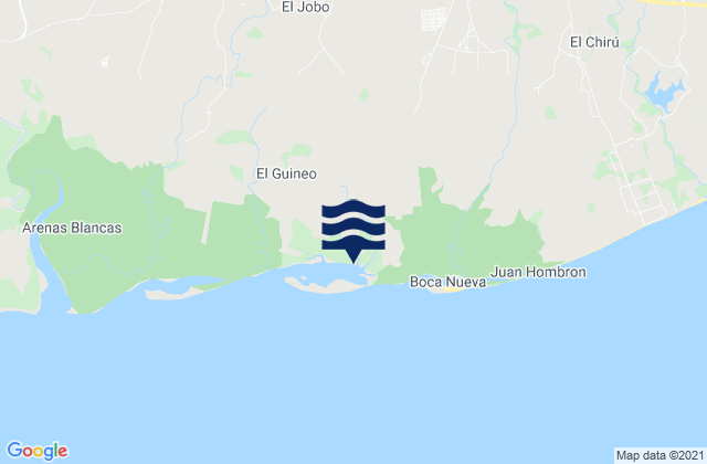 Mapa da tábua de marés em Juan Díaz, Panama