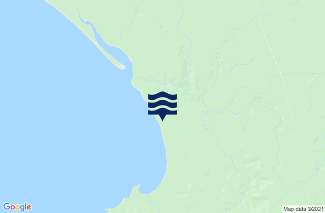 Mapa da tábua de marés em Juradó, Colombia