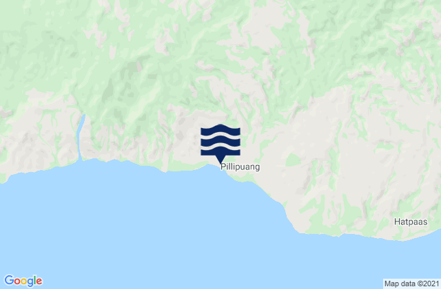 Mapa da tábua de marés em Kabupaten Maluku Barat Daya, Indonesia