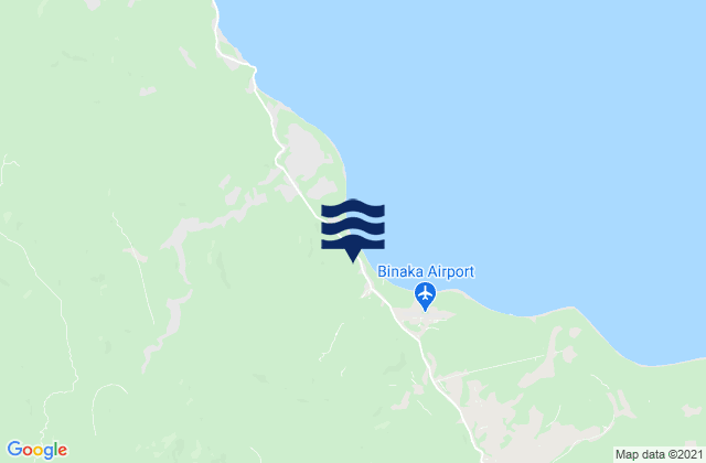 Mapa da tábua de marés em Kabupaten Nias Barat, Indonesia