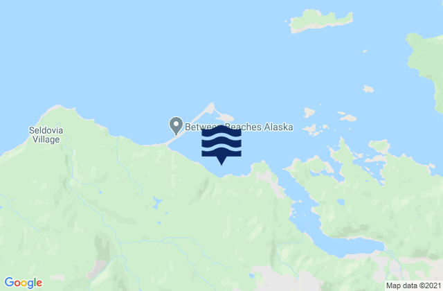 Mapa da tábua de marés em Kasitsna Bay Kachemak Bay, United States