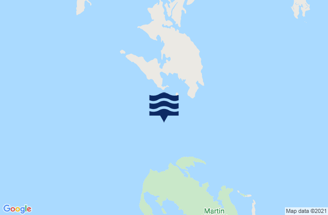 Mapa da tábua de marés em Kedges Strait Buoy 4, United States
