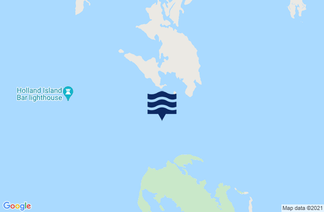 Mapa da tábua de marés em Kedges Strait Buoy '4', United States