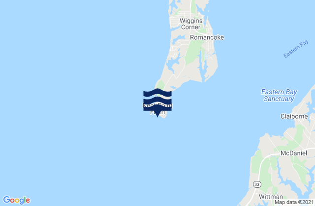 Mapa da tábua de marés em Kent Point, United States