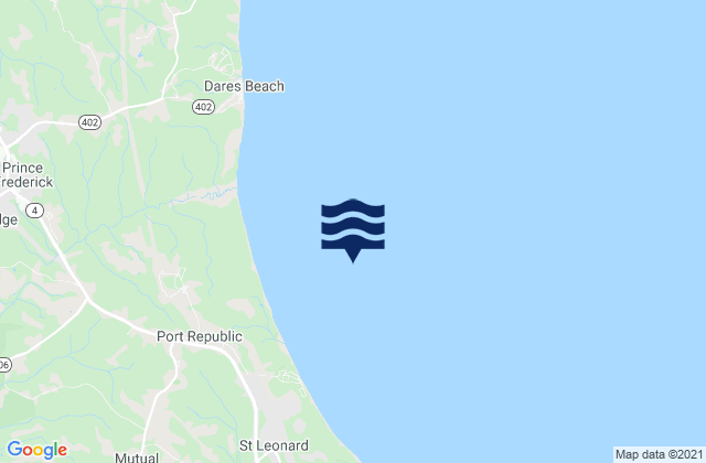 Mapa da tábua de marés em Kenwood Beach 1.5 miles northeast of, United States