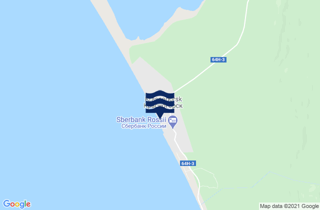 Mapa da tábua de marés em Krasnogorsk, Russia