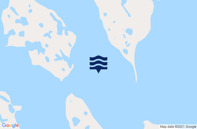 Mapa da tábua de marés em Krubluyak Point, United States