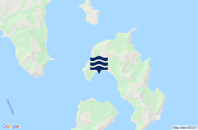 Mapa da tábua de marés em Kupreanof Harbor (Paul Island), United States