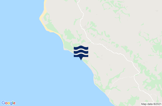 Mapa da tábua de marés em Kwikila, Papua New Guinea