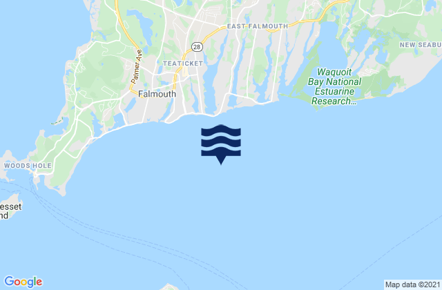 Mapa da tábua de marés em LHommedieu Shoal north of west end, United States